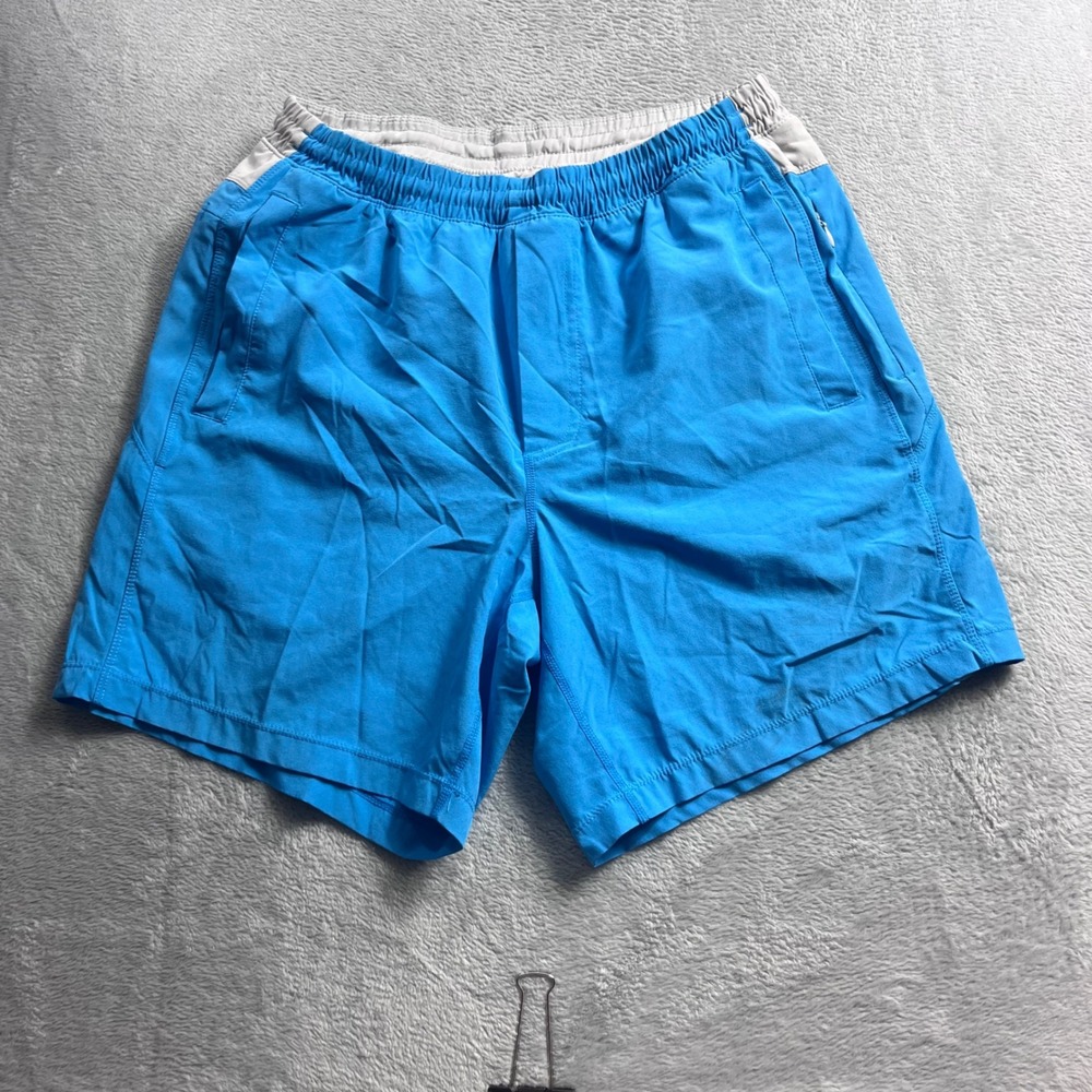 Birddogs Classic Gym Shorts Mens Large Blue Zipper Pockets Athletic Activewear